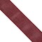 Designer’s Shop WR 63-5167 2.5” x 10 yard Holiday Burgundy Burlap wired edge ribbons
